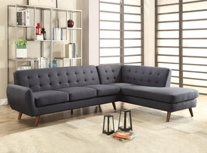 Acme - Sectional Sofa - Gray PU