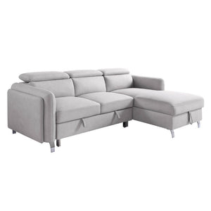 Reyes - Sectional Sofa - Beige Nubuck