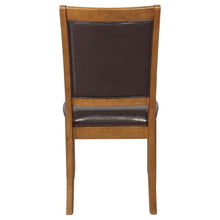 Nelms - Upholstered Side Chairs (Set of 2) - Deep Brown And Dark Brown