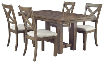 Moriville - Rectangular Dining Room Extension Table - Grayish Brown