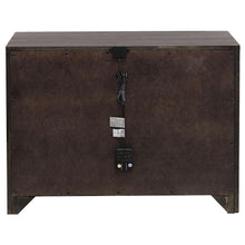 Azalia - 2-Drawer Nightstand - Black And Walnut