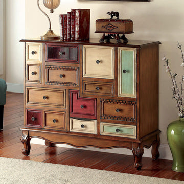 Desree - Accent Chest - Multi / Antique Walnut