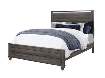 Gaston - Queen Bed - Gray