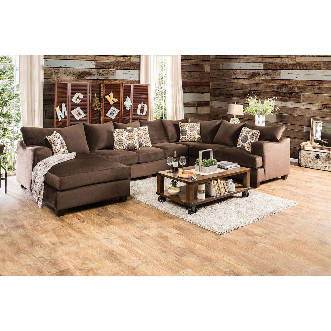 Wessington - U-Shaped Sectional - Chocolate