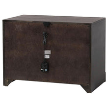 Azalia - 2-Drawer Nightstand - Black And Walnut