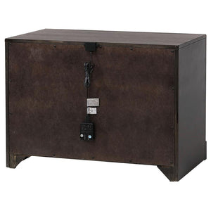 Azalia - 2-Drawer Nightstand - Black And Walnut