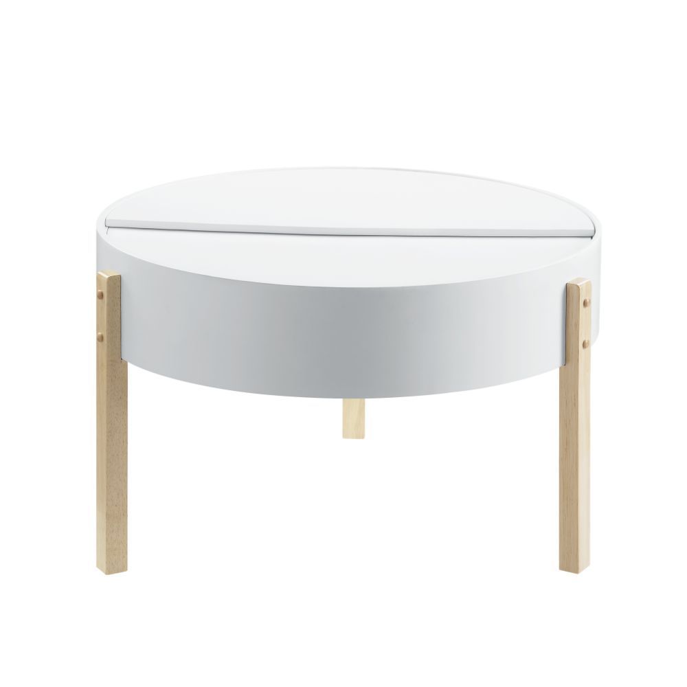 Bodfish - Coffee Table - White & Natural
