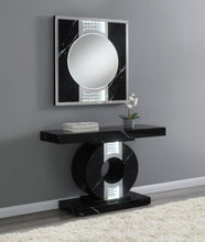Carter - Square Led Wall Mirror - Silver and Black