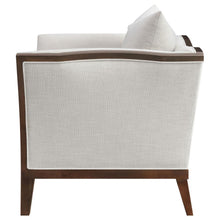 Lorraine - Upholstered Chair With Flared Arms - Beige