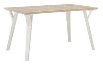 Grannen - Rectangular Dining Room Table - White