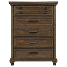 Bennington - Rectangular 5-Drawer Chest - Acacia Brown