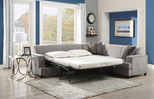 Tess - L-Shape Sleeper Sectional - Gray