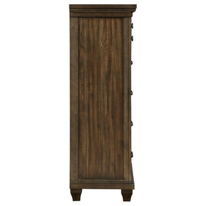 Bennington - Rectangular 5-Drawer Chest - Acacia Brown