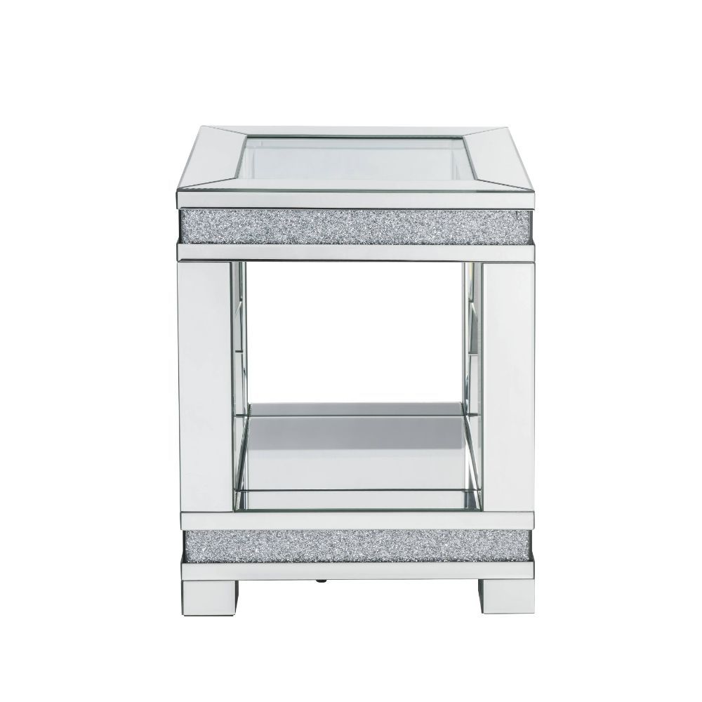 Noralie - End Table - Pearl Silver - Wood - 24