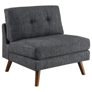 Churchill - Button Tufted Armless Chair