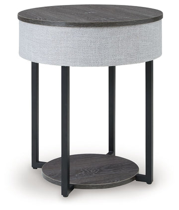 Sethlen - Accent Table - Gray / Black