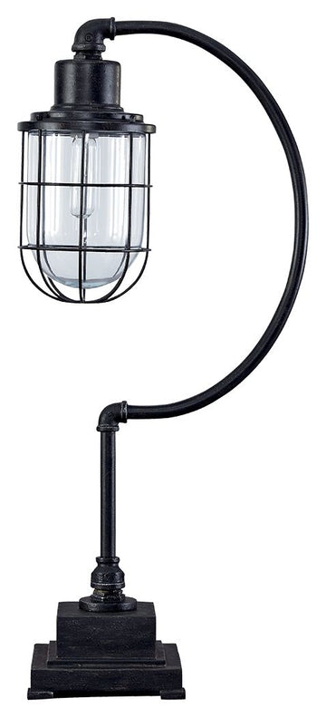Jae - Metal Desk Lamp  - Antique Black