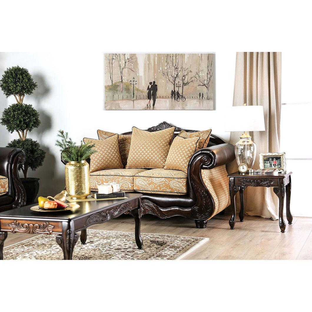 Aislynn - Loveseat - Gold