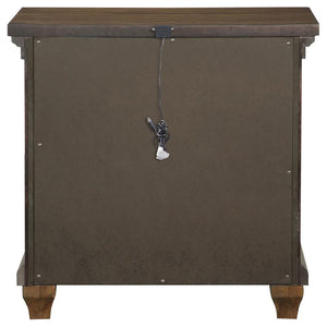 Bennington - Rectangular 2-Drawer Nightstand - Acacia Brown