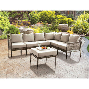 Aleisha - Patio Sectional - Gray