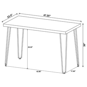 Ems - Rectangular Writing Desk - Salvaged Cabin