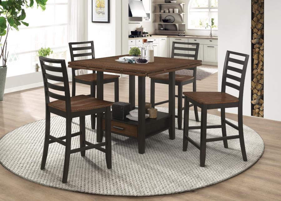 Sanford - Round Counter Dining Set