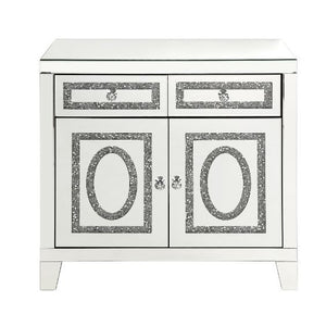 Noralie - Cabinet - Mirrored & Faux Diamonds