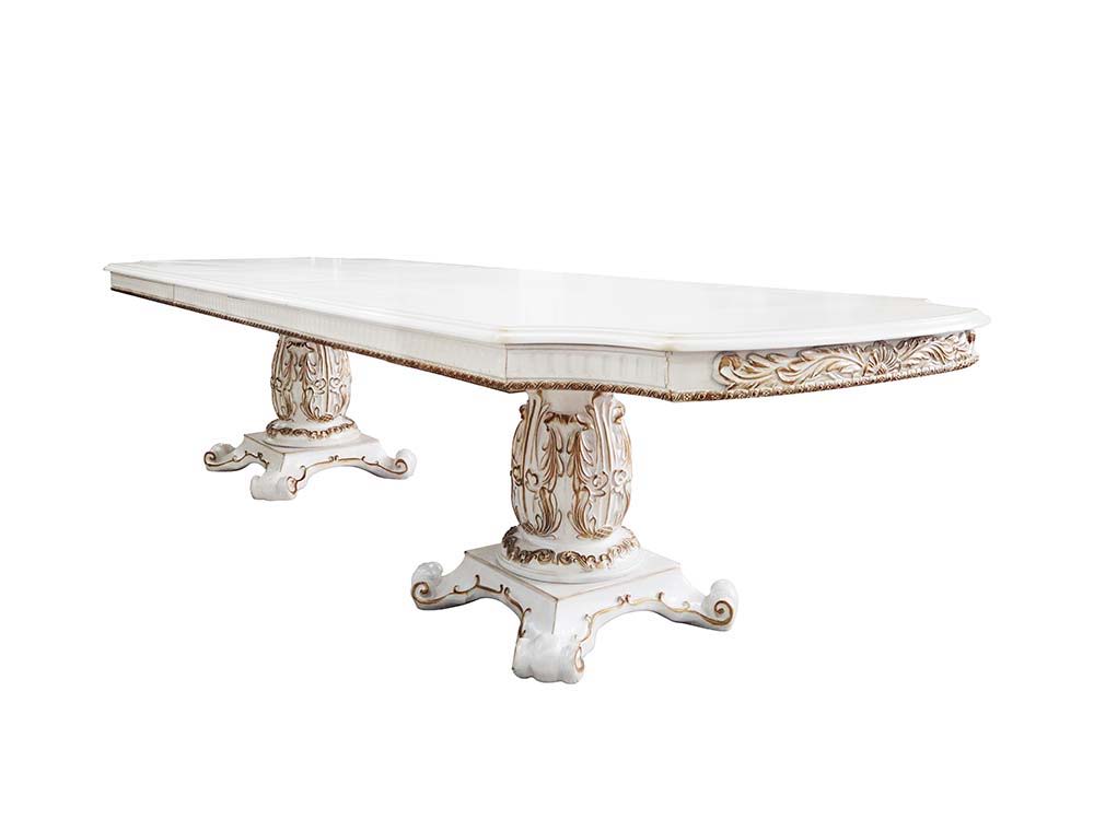 Vendom - Dining Table - Antique Pearl Finish - 30