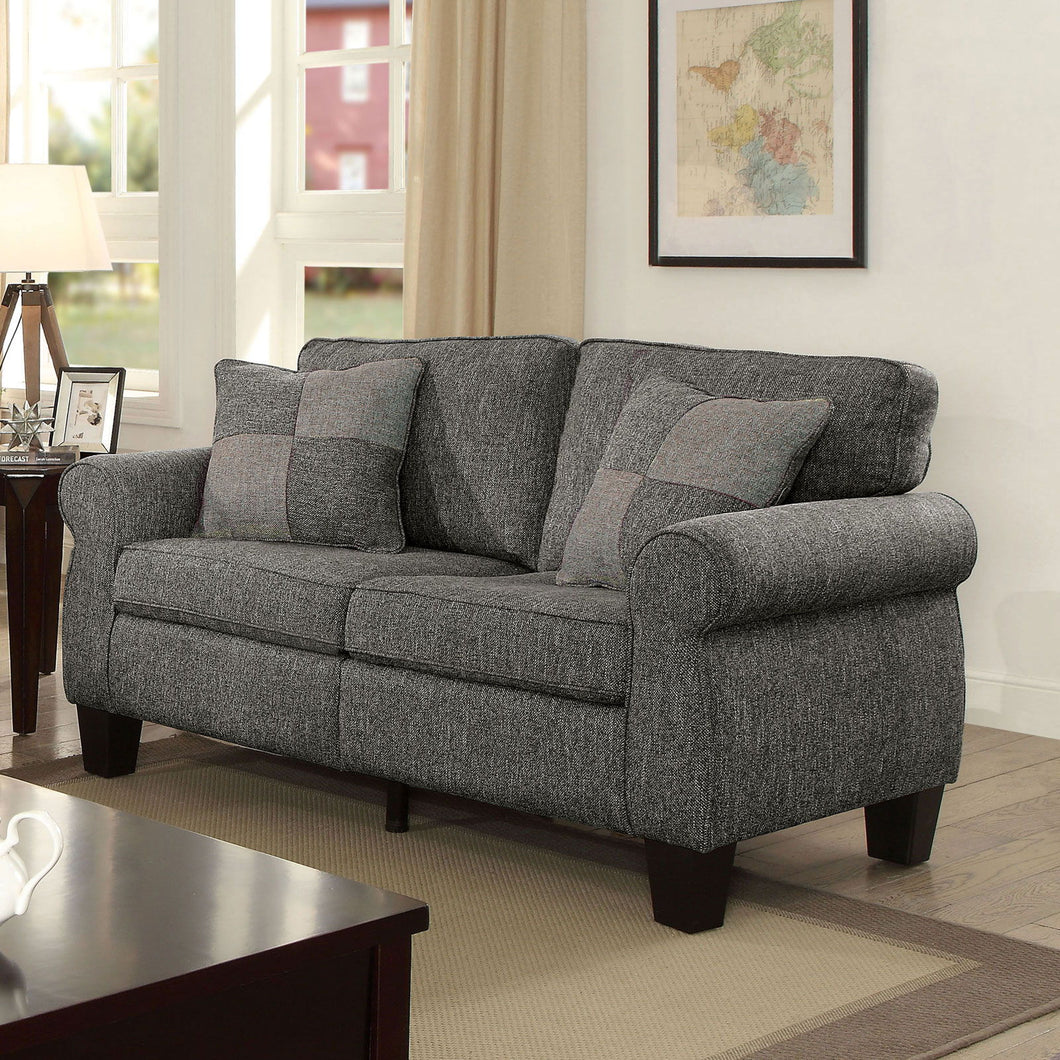 Rhian - Loveseat - Dark Gray