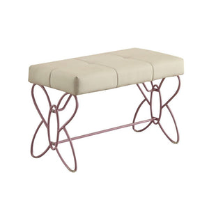 Priya II - Bench - White & Light Purple