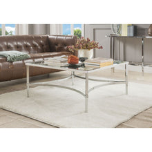 Petunia - Coffee Table - Chrome & Mirror