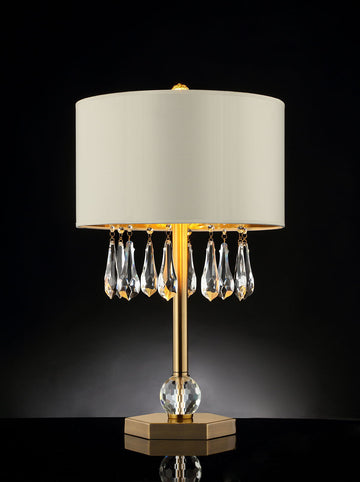 Jemima - Table Lamp - Gold / Ivory