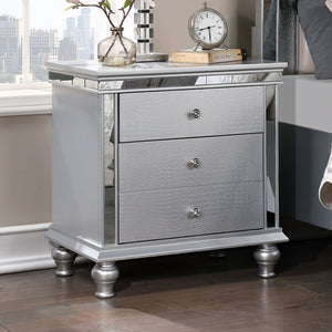 Bellinzona - Nightstand - Silver