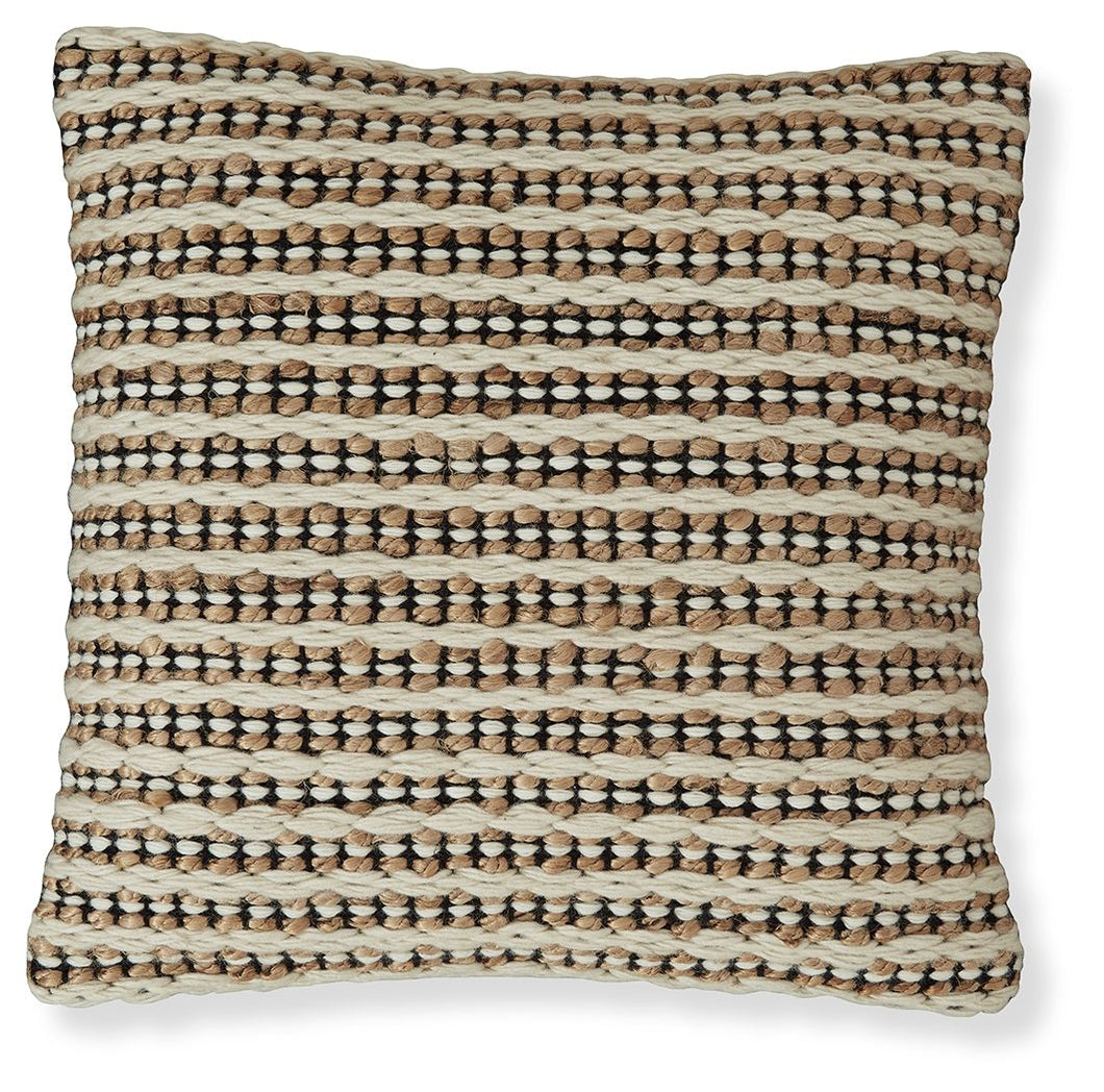 Nealington - Brown / Black/white - Pillow