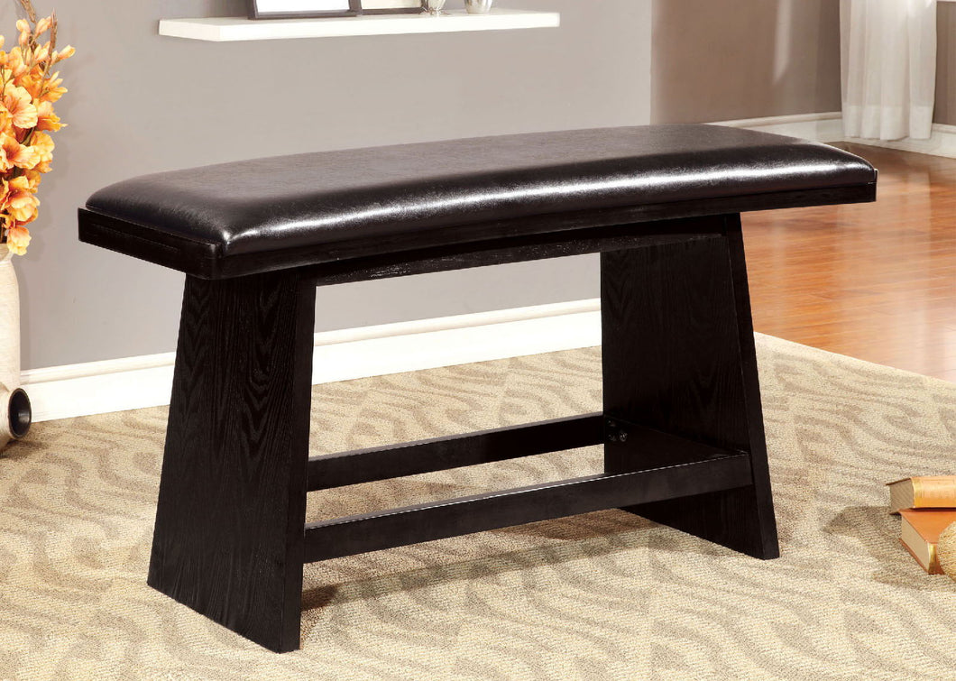 Hurley - Counter Height Bench - Black