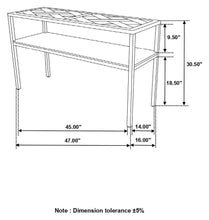 Quince - Console Table With Open Shelf - Natural