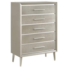 Ramon - 5-Drawer Chest - Metallic Sterling