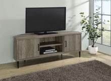 Norwood - 2-door Storage TV Console - Pearl Silver