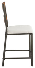 Stellany - Brown / Gray - Upholstered Barstool (Set of 2)