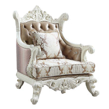 Vanaheim - Chair - Fabric & Antique White Finish