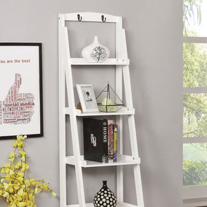 Theron - Ladder Shelf - White