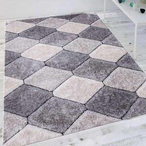 Hepsiba - Area Rug - Diamond Taupe