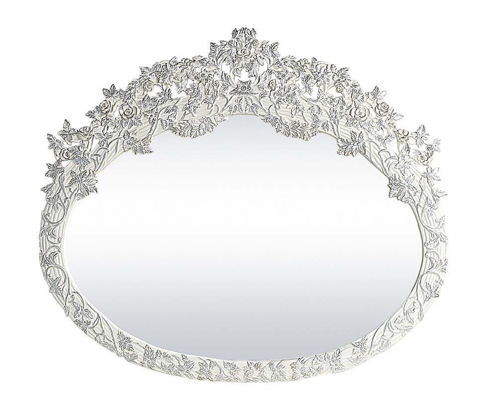 Vanaheim - Mirror - Antique White Finish - 58