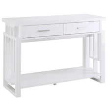 Schmitt - Rectangular 2-Drawer Sofa Table - High Glossy White