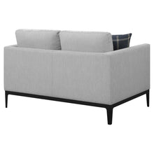 Apperson - Cushioned Back Loveseat - Light Grey