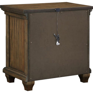 Bennington - Rectangular 2-Drawer Nightstand - Acacia Brown