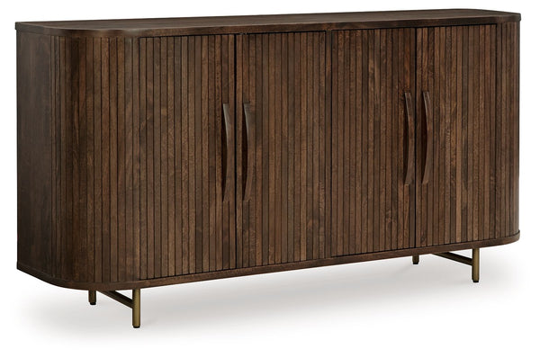 Amickly Accent Cabinet Dark Brown