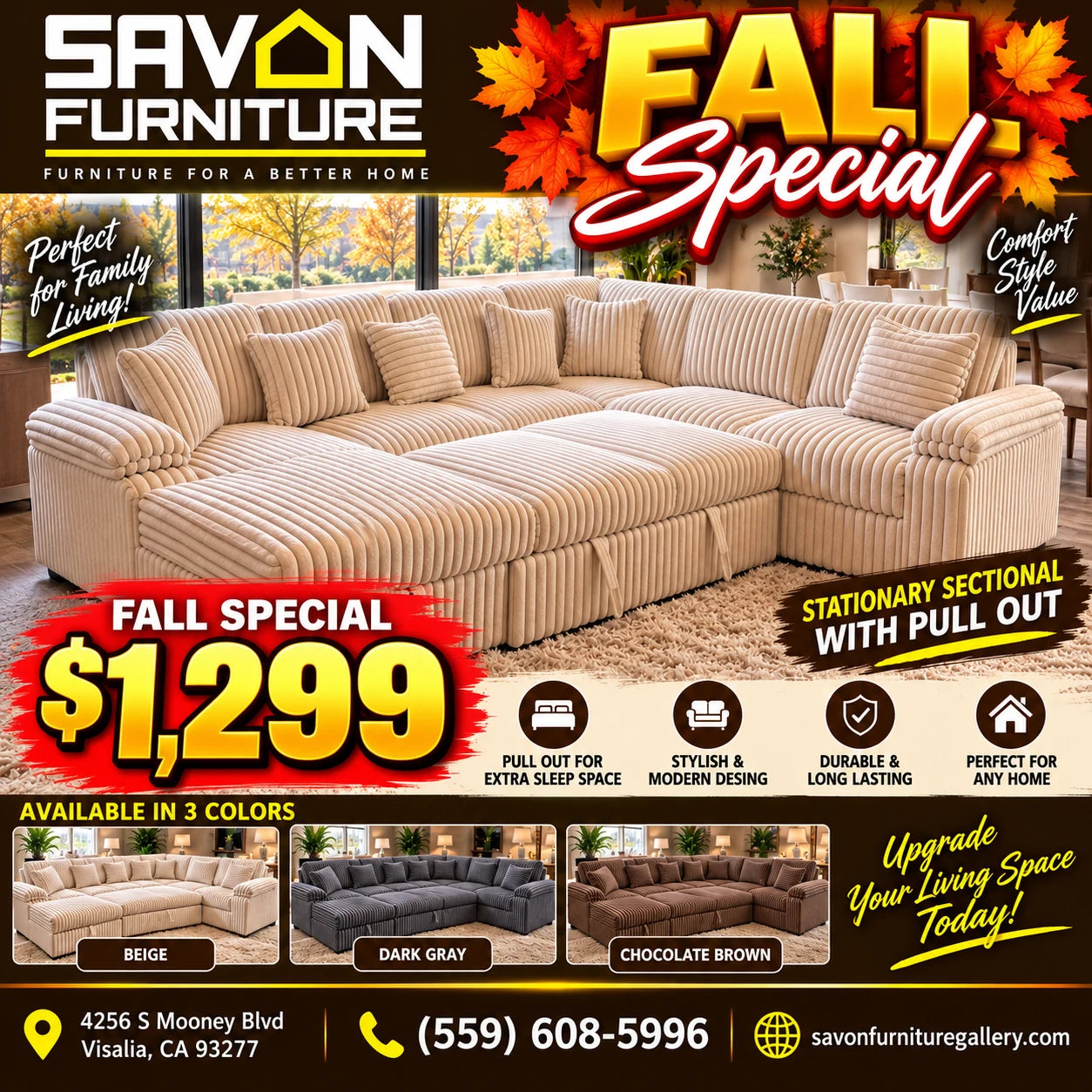 Savon Furniture fall special 3